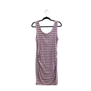 Pink maternity dress